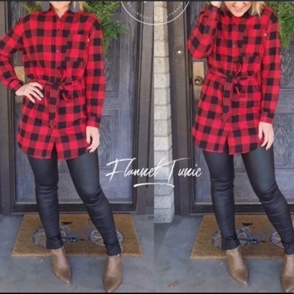 Agnes & Dora Flannel Tunic